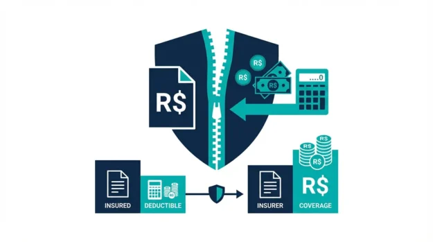 Carro com setas para cima e símbolos de desconto percentual, troféu/medalha sugerindo recompensa.